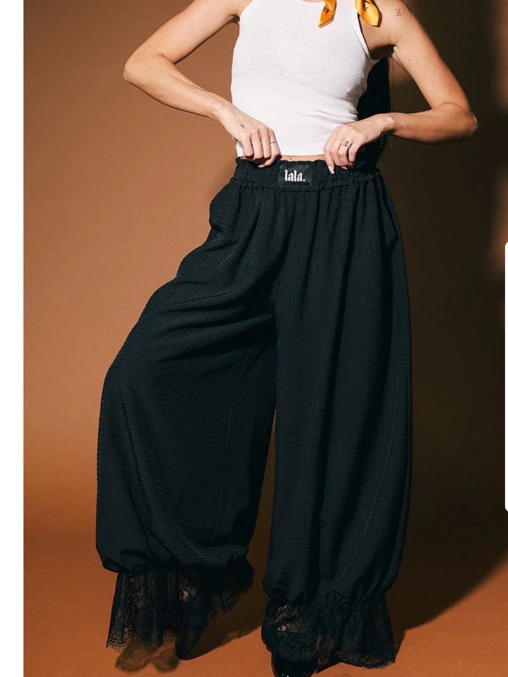 Dressed in Lala All for Fun Seesucker Bloomers in Black 3X NWT